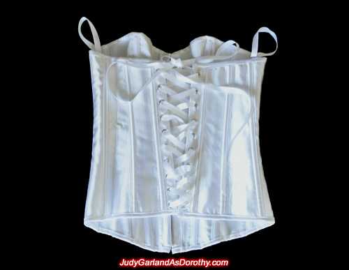 Back of corset as worn by Judy Garland as Dorothy