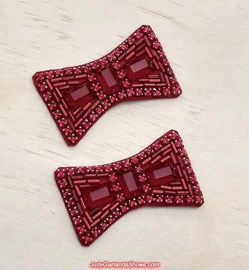 High quality hand-sewn ruby slipper bows