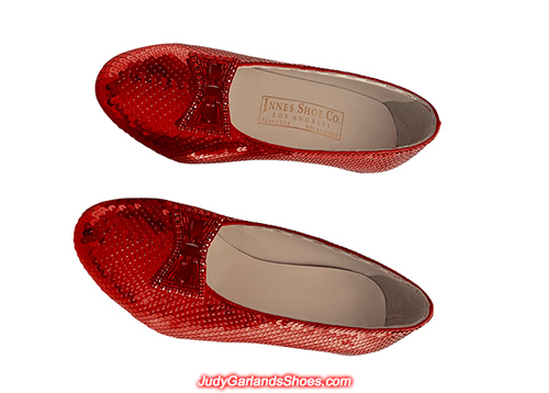 Size 5B hand-sewn ruby slippers finished in September, 2024