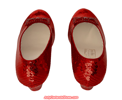 Size 5B hand-sewn ruby slippers finished in September, 2024